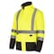 Pioneer Polyester, Zipper with Snap Storm Placket, Hi-Vis Yellow, S V1140460U-S - alternate 1